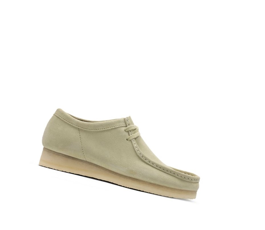 Wallabee Clarks Oryginalne Zamszowe Męskie Głęboka Zielone | GAPWFX085