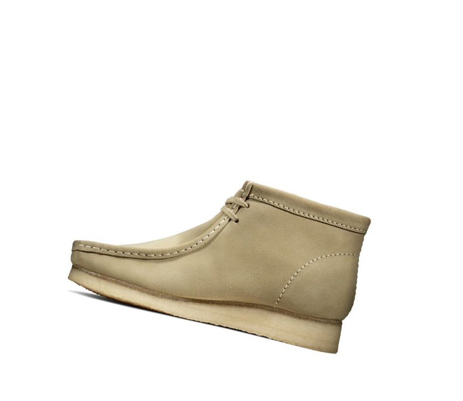 Wallabee Clarks Oryginalne Zamszowe Męskie Głęboka Zielone | REFPKZ607