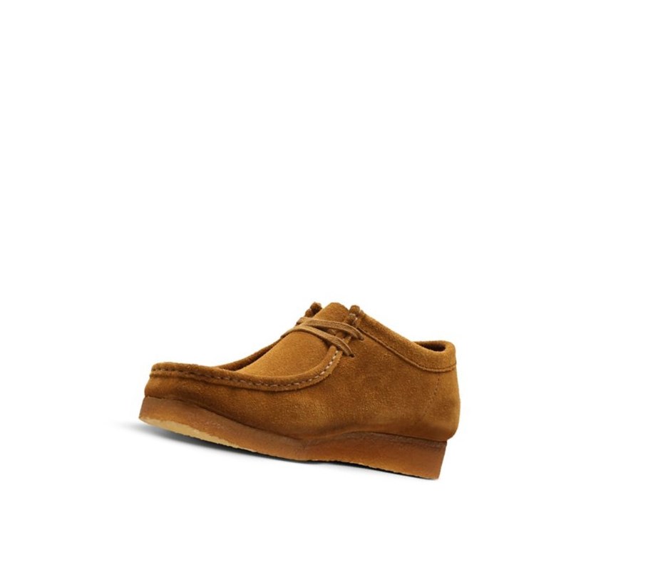 Wallabee Clarks Oryginalne Zamszowe Męskie Brązowe | ZNSVRU387